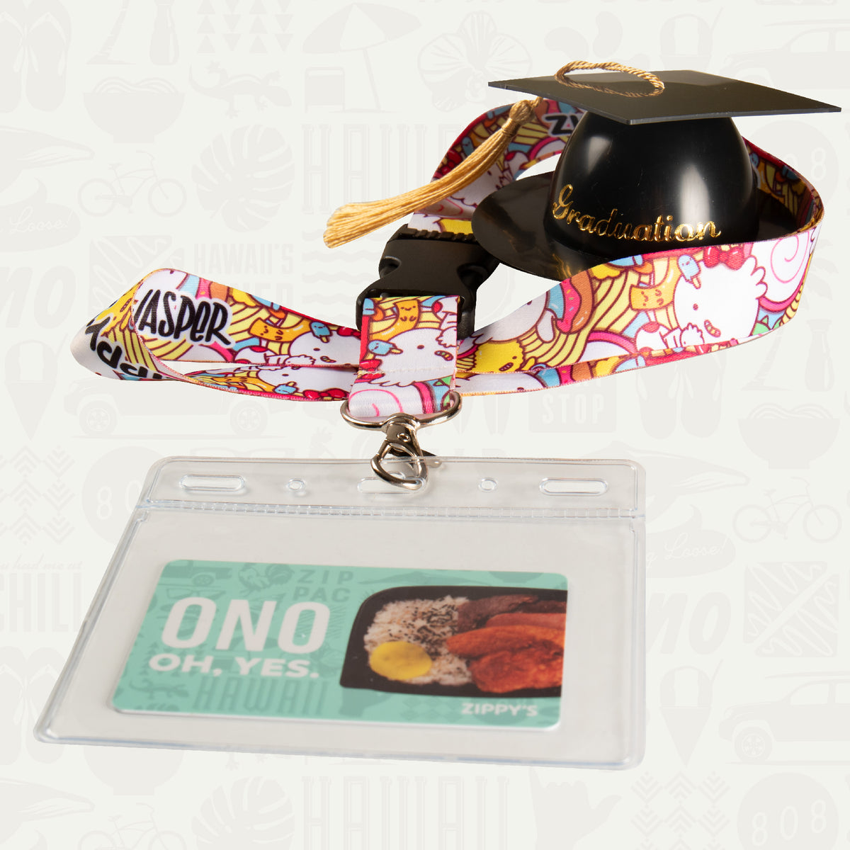 Graduation Lanyard and 13 Zippy's Gift Card Set Zippy's Restaurants
