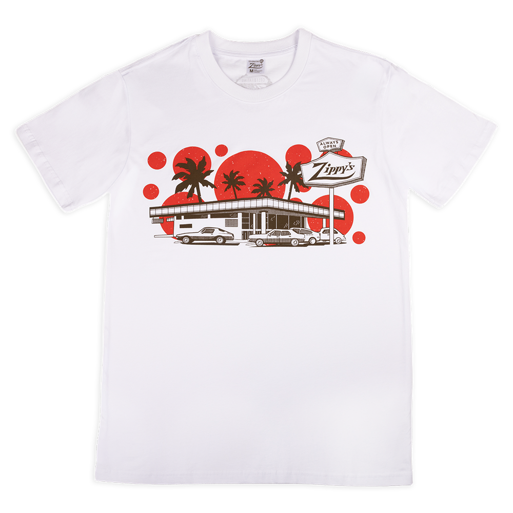 McCully Tee - 60th Anniversary Chili Tee – Zippy's Restaurants McCully Tee - 60th Anniversary Chili Tee – Zippy's Restaurants