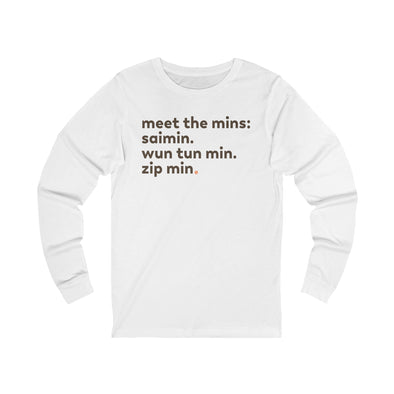 Meet the Mins Long Sleeve Tee