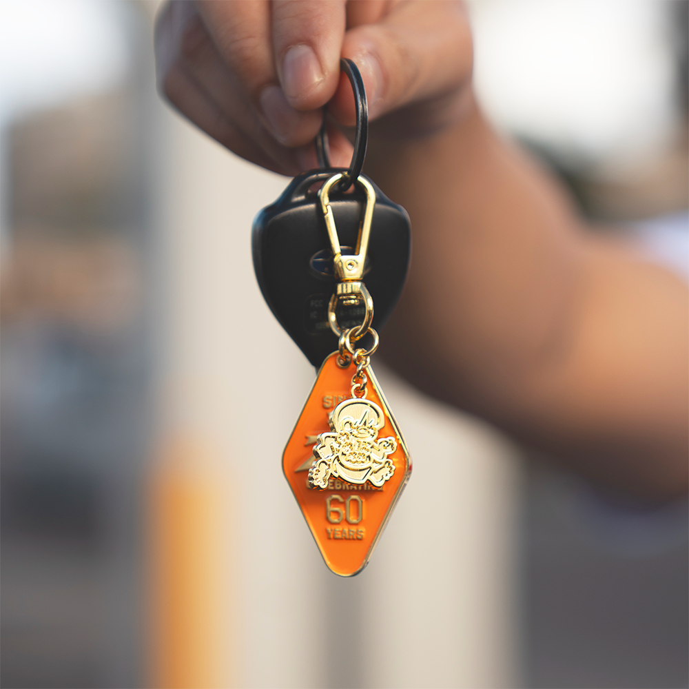 60th Anniversary Keychain – Zippy's Restaurants 60th Anniversary Keychain – Zippy's Restaurants