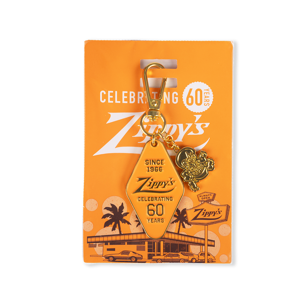 60th Anniversary Keychain – Zippy's Restaurants 60th Anniversary Keychain – Zippy's Restaurants
