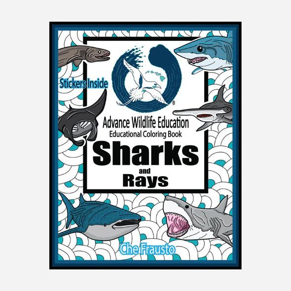 Advance Wildlife Education - Sharks and Rays Educational Coloring Book