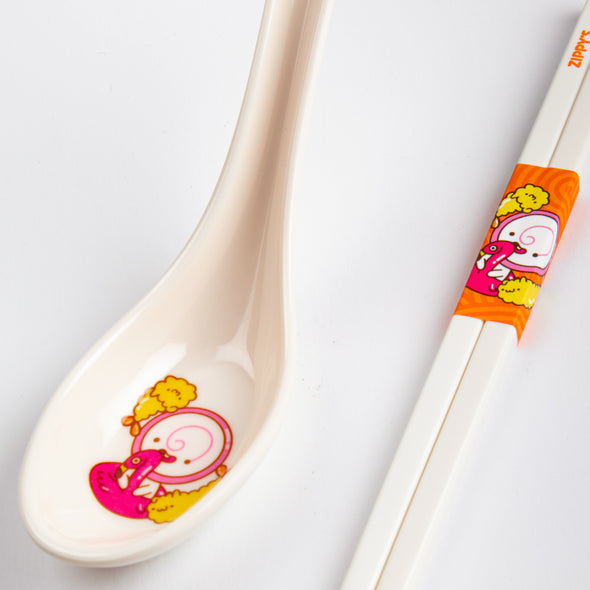 Zip Min® Pool Party Spoon & Chopsticks Set